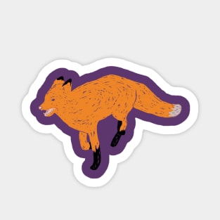 Running Fox Sticker